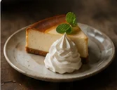 自家製チーズケーキ